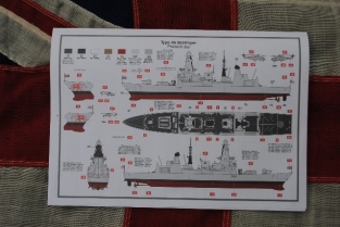 Airfix A50132 HMS Daring TYPE 45 DESTROYER Royal Navy